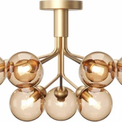 Nuura Apiales 9 Ceiling, Brushed Brass / Gold