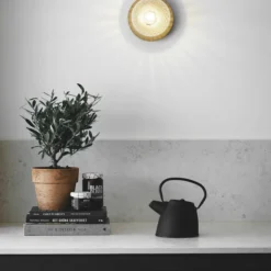 Nuura Liila 1 Medium IP44, Nordic Gold / Optic Clear